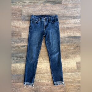 J Brand Women's Skinny Jeans in Dark Blue Wash